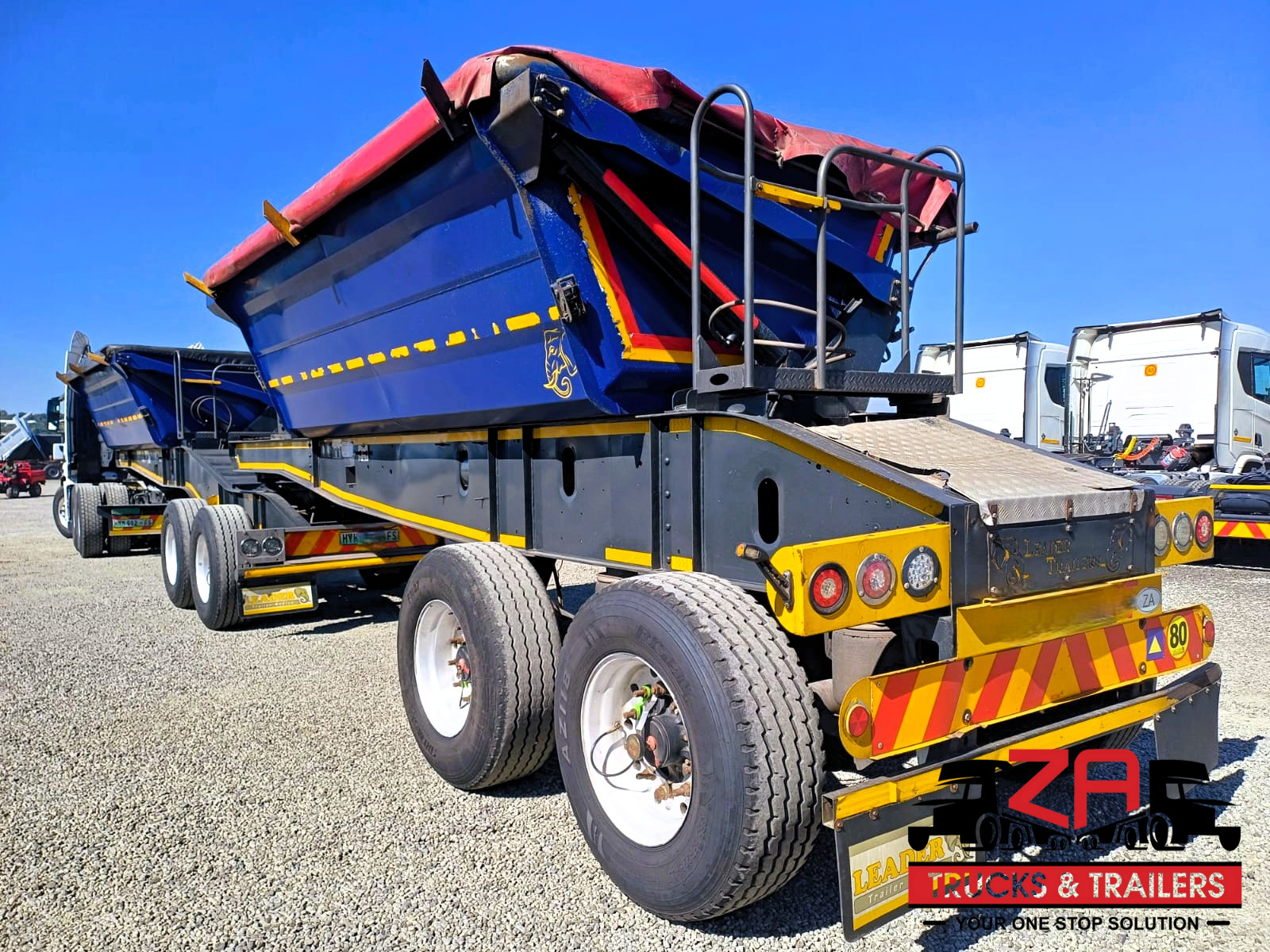 2021 LEADER 20 CUBE SIDE TIPPER TRAILER #53377